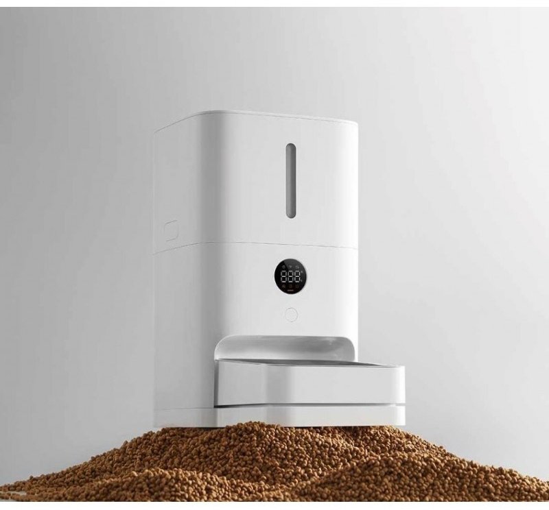 Автокормушка для кошек и собак Xiaomi Mijia Smart Pet Feeder 2 5000 мл белый купить,0