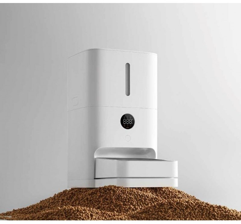Автокормушка для кошек и собак Xiaomi Mijia Smart Pet Feeder 2 5000 мл белый купить,NaN