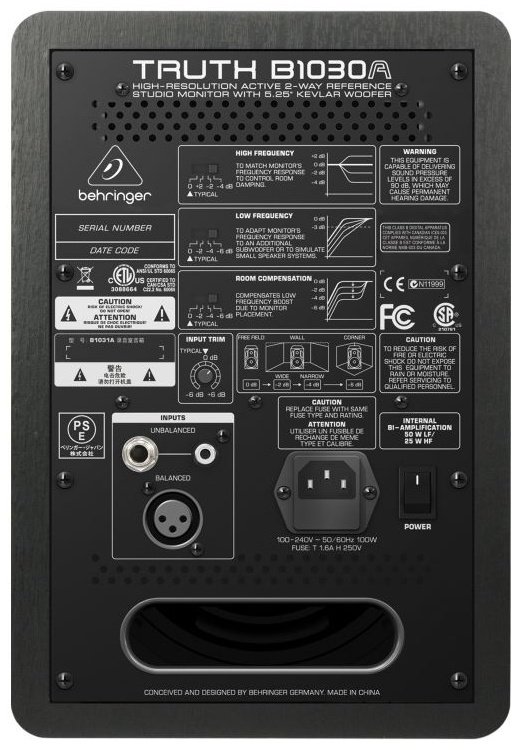 Акустическая система BEHRINGER B1030A серый - ForteMarket Акустическая система BEHRINGER B1030A серый купить,0