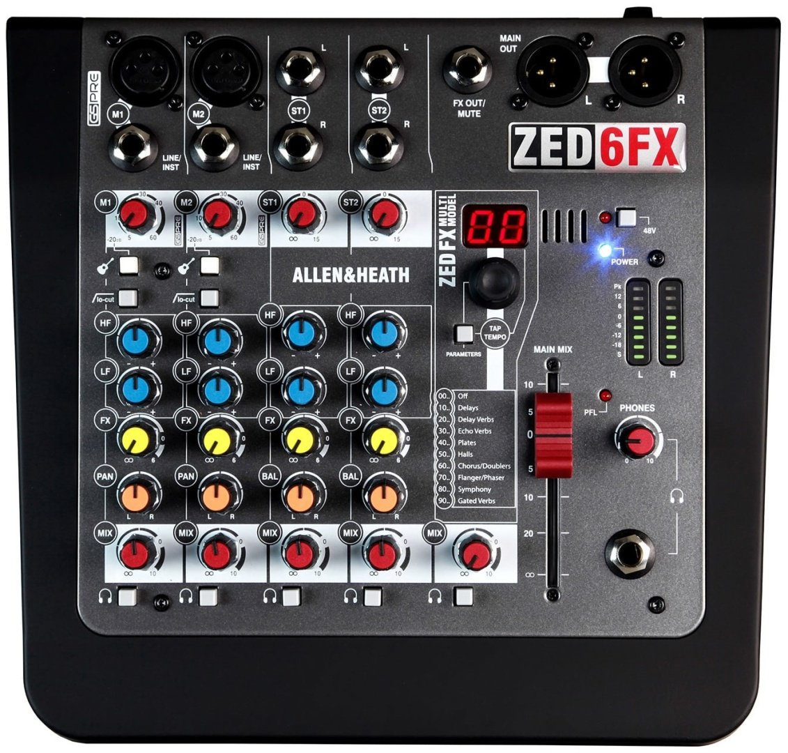 Микшерный пульт Allen &amp; Heath ZED 6 FX