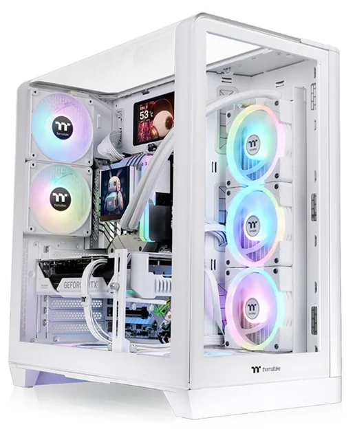 Корпус Thermaltake View 390 TG CA-11F-00M6WN-01 White 