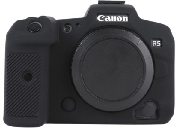 Чехол MAMEN for Canon EOS R5 Black черный