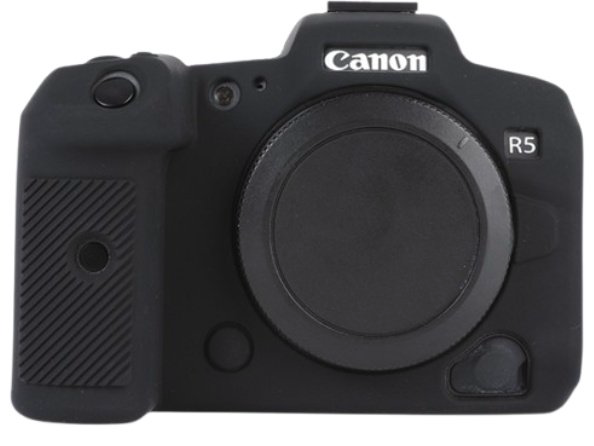 Чехол MAMEN for Canon EOS R5 Black черный купить,NaN