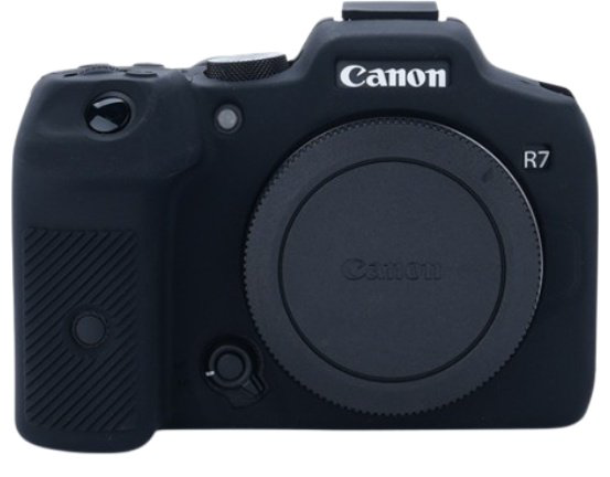 Чехол MAMEN for Canon EOS R7 Black черный купить,NaN