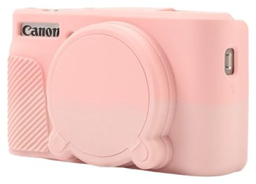 Чехол MAMEN для Canon PowerShot SX740 HS розовый купить,NaN