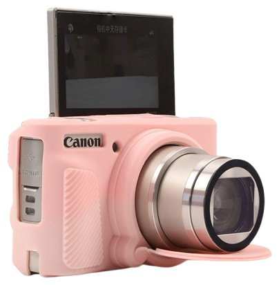 Чехол MAMEN для Canon PowerShot SX740 HS розовый купить,NaN