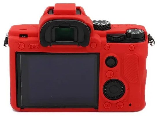 Чехол MAMEN для Sony A7R IV красный купить,0