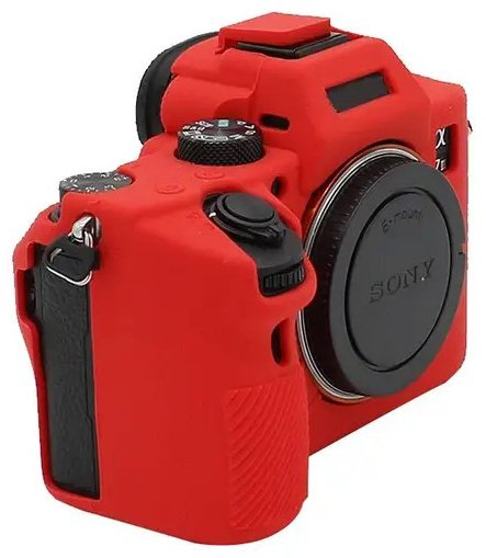 Чехол MAMEN для Sony A7S III красный купить,NaN