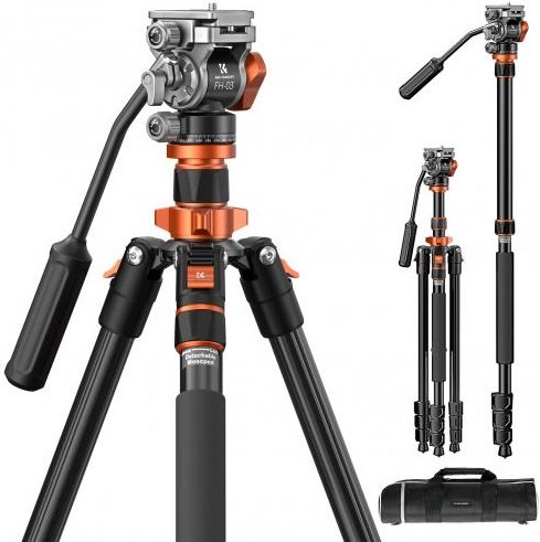 Напольный штатив K&amp;F CONCEPT K234A7&#43;FH-03 KF09.136