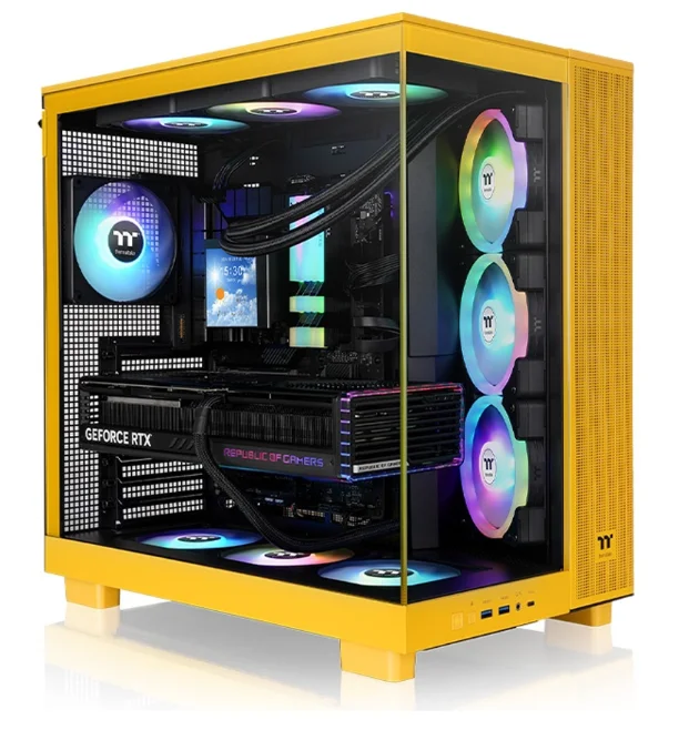 Корпус Thermaltake View 380 XL TG ARGB CA-11E-00M4WN-00 Bumblebee  купить,NaN