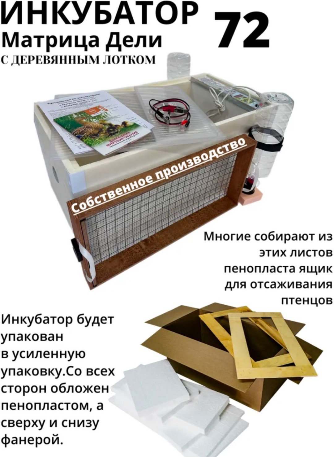 Блиц Матрица Дели инкубатор, вместимость: 72 шт купить,NaN