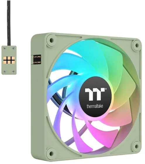 Вентилятор Thermaltake CT120 ARGB Sync PC Cooling Fan Hydrangea Matcha Green 3-pack CL-F196-PL12MG-A