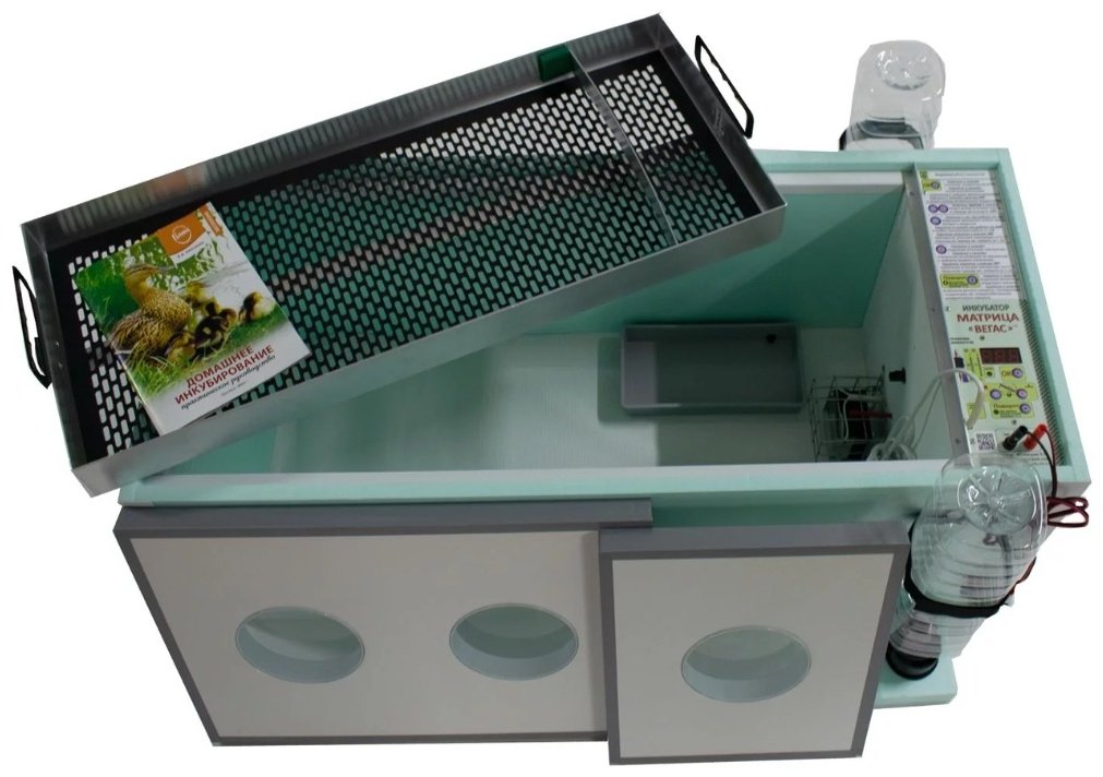 Блиц инкубатор, Вегас алюминиевый лоток, вместимость: 90 шт