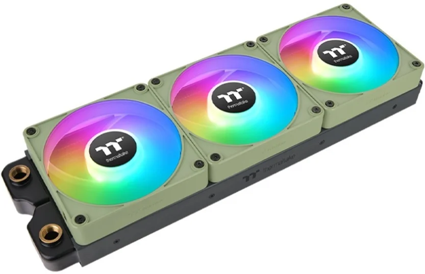 Вентилятор Thermaltake CT120 ARGB Sync PC Cooling Fan Hydrangea Matcha Green 3-pack CL-F196-PL12MG-A