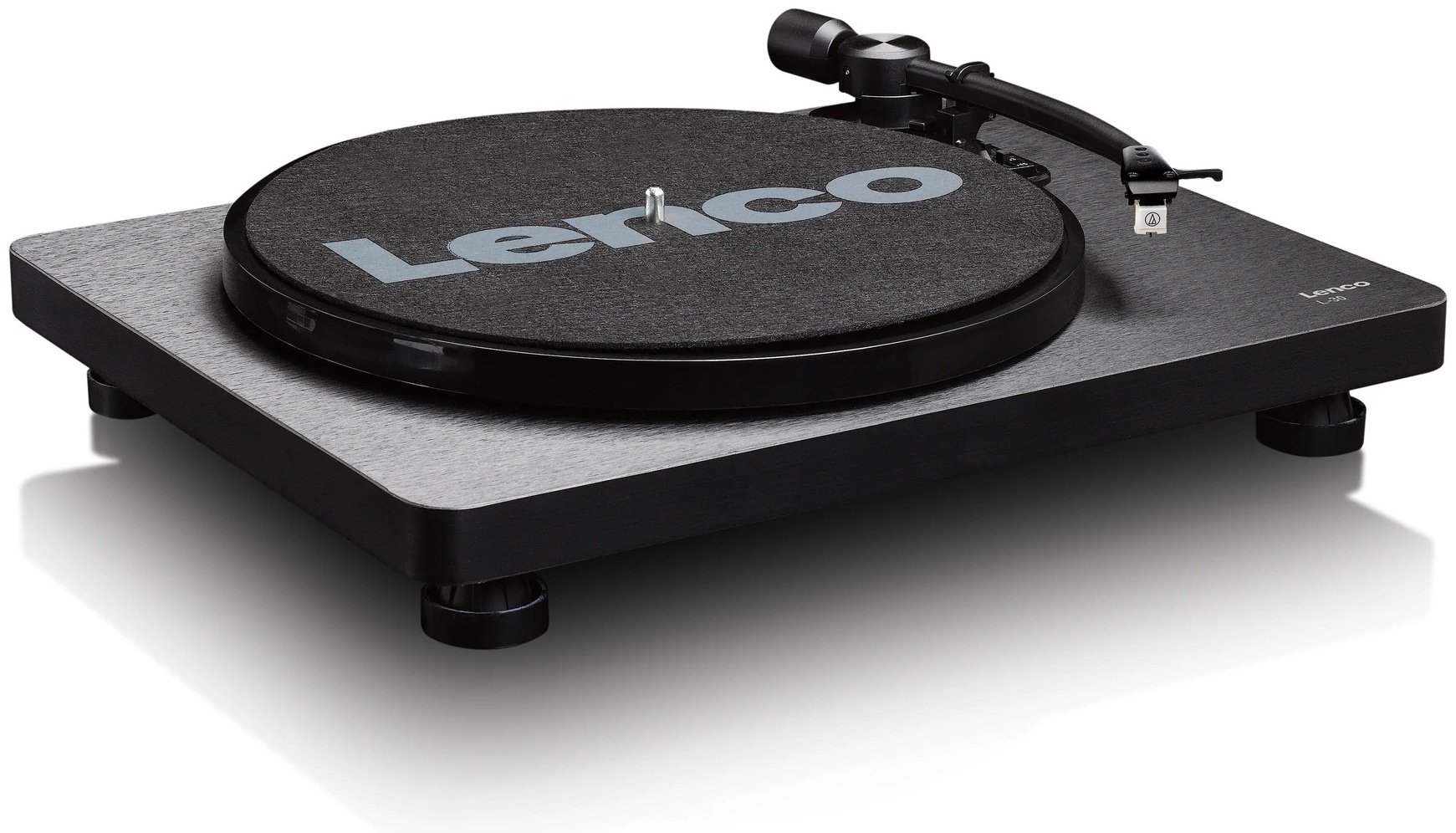 Виниловый проигрыватель Lenco L-30BK - ForteMarket Виниловый проигрыватель Lenco L-30BK купить,0