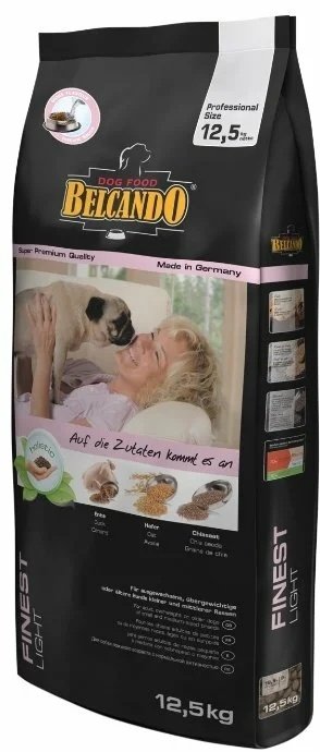 Корм Belcando Finest Light для пожилых 12.5 кг