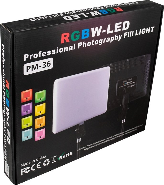 Постоянный свет Led Light PM-36 RGB - ForteMarket Постоянный свет Led Light PM-36 RGB купить,0