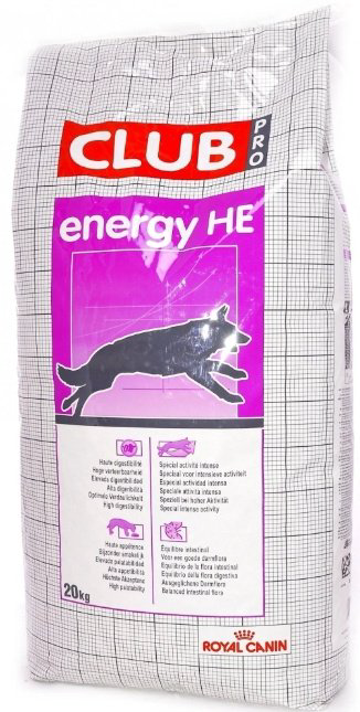 Корм Royal Canin Club Energy HE для активных взрослых всех пород 20 кг купить,NaN
