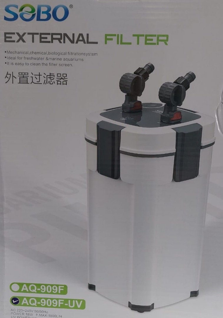 Фильтр SOBO внешний AQ-909F-UV
