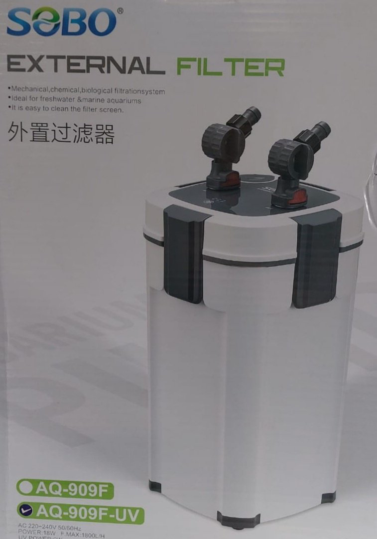 Фильтр SOBO внешний AQ-909F-UV купить,NaN