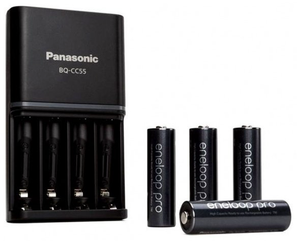 Зарядное устройство Panasonic BQ-CC55 Eneloop Pro 2500mAh АА купить,NaN