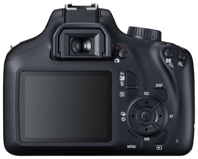 Фотокамера Canon EOS 4000D Body черный купить,0