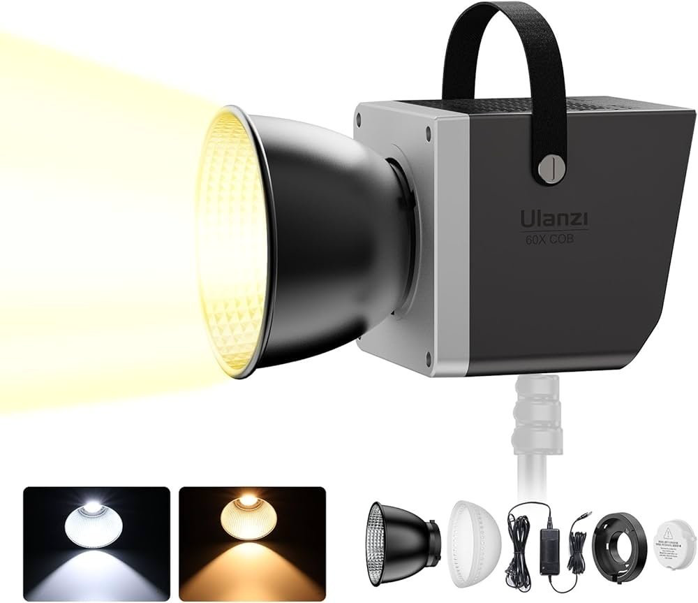Постоянный свет Ulanzi LT005 60W Bi-color COB Light купить,NaN