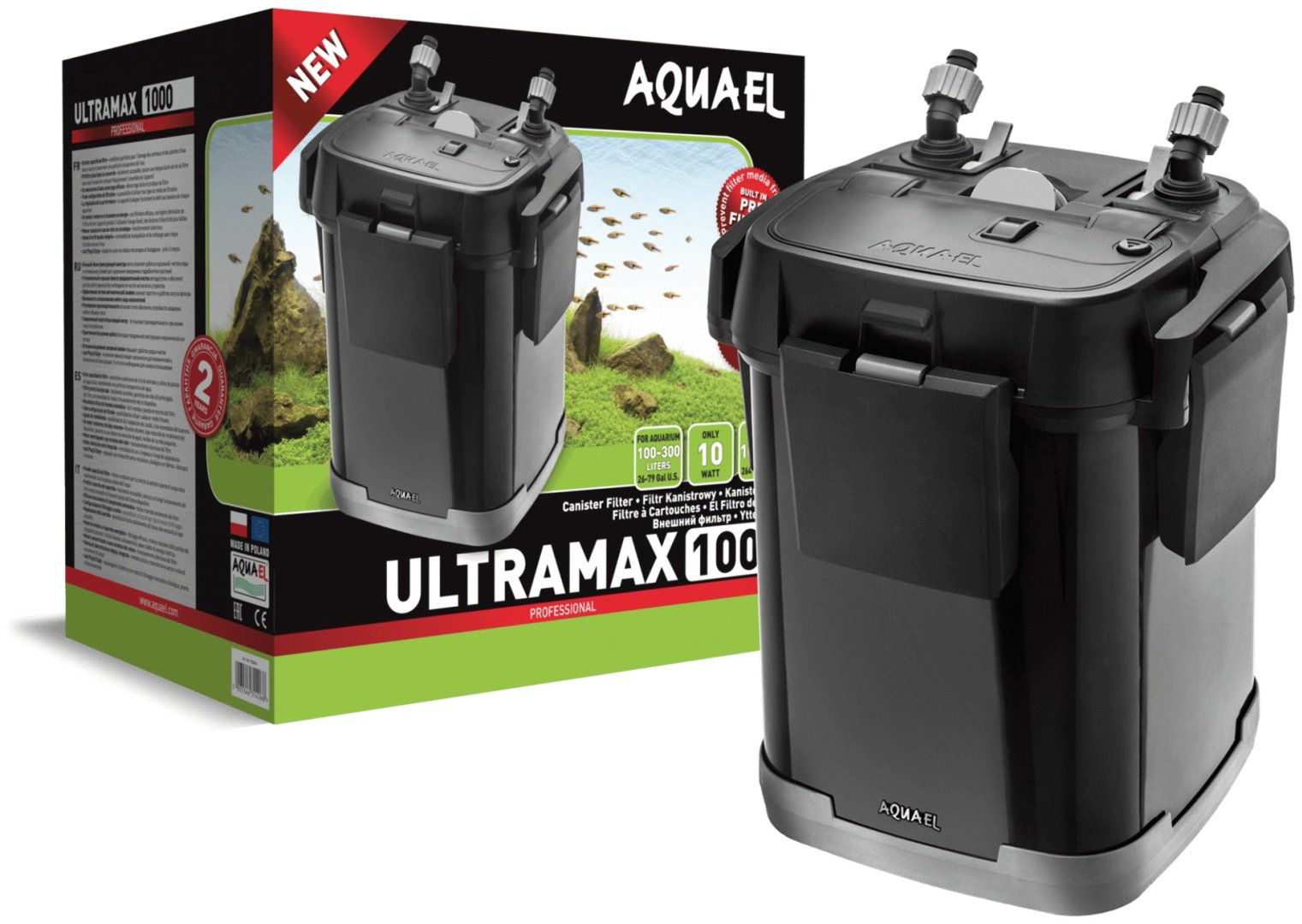 Фильтр Внешний AQUAEL Ultramax 1000 для аквариума до 300 л 1000 л/ч, 10 Вт купить,NaN
