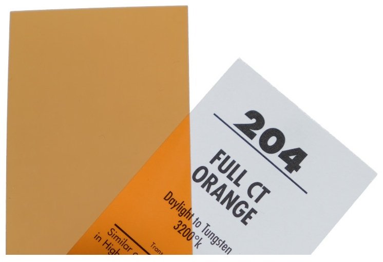 Светофильтр Rosco E204 Full CT Orange