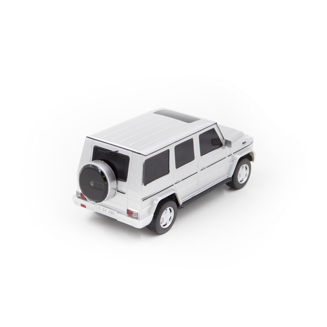 Радиоуправляемая машина Rastar 1:24 Mercedes-Benz G55 AMG Geländewagen 30500S серебристая купить,NaN