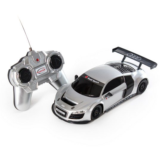 Радиоуправляемая машина Rastar Audi R8 46800S серебристая