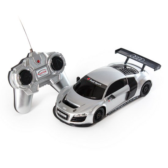 Радиоуправляемая машина Rastar Audi R8 46800S серебристая