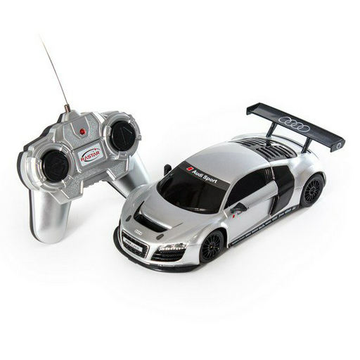 Радиоуправляемая машина Rastar Audi R8 46800S серебристая
