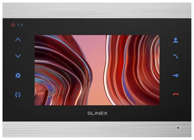 Slinex монитор SL-07N INT0000000831 черный, серебристый