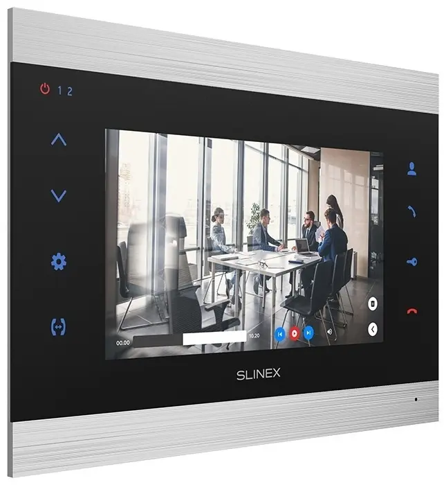 Slinex монитор SL-07N INT0000000831 черный, серебристый