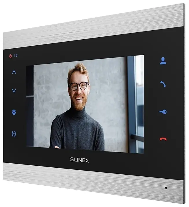 Slinex монитор SL-07N INT0000000831 черный, серебристый