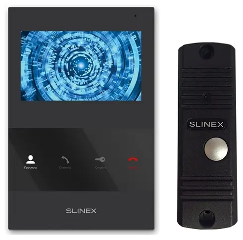 Slinex видеодомофон KIT SQ-04M + ML-16HD черный - ForteMarket Slinex видеодомофон KIT SQ-04M + ML-16HD черный купить,62585