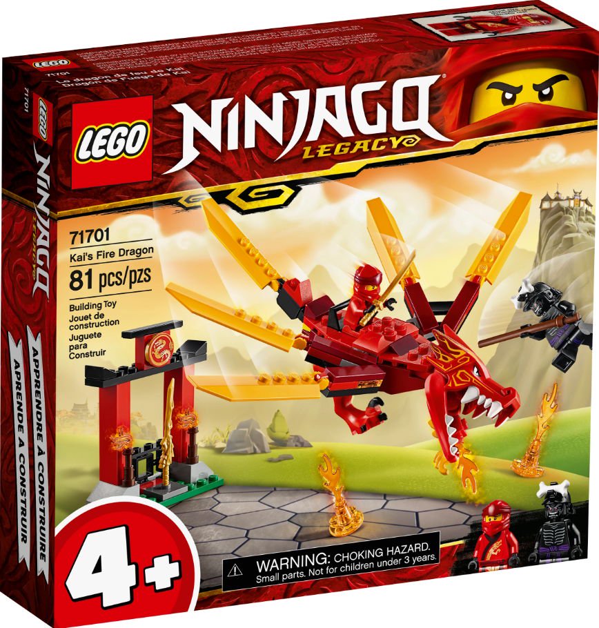 Конструктор Lego Ninjago Огненный дракон Кая 71701 купить,NaN