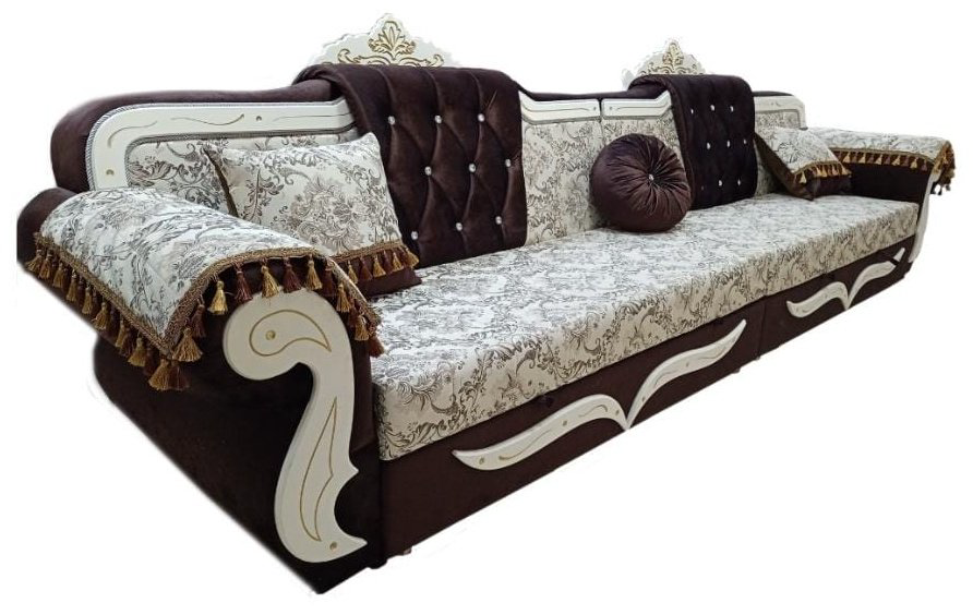 Диван Aibyn Comfort Шах 7777 390x85 см коричневый - ForteMarket Диван Aibyn Comfort Шах 7777 390x85 см коричневый купить,470800