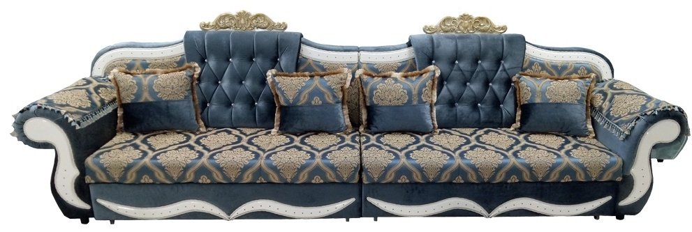 Диван Aibyn Comfort Шах 7777 400x85 см синий купить,470800