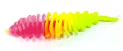 Силиконовая приманка Boroda Baits Ayra 60мм желто-розовый купить,NaN