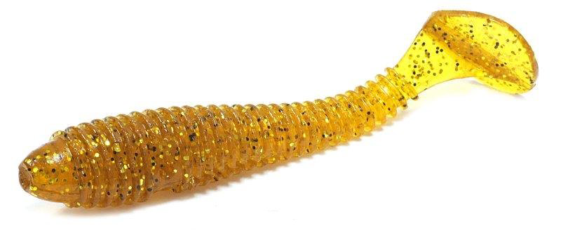 Силиконовая приманка Crazy Fish Vibro Fat 78мм золотистая купить,NaN