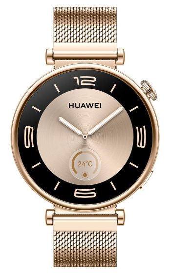 Смарт-часы Huawei Watch GT4 Aurora-B19M 55020BHW 41mm Gold Milanese Strap купить,0