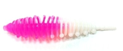 Силиконовая приманка Boroda Baits Ayra 60мм розово-белый купить,NaN