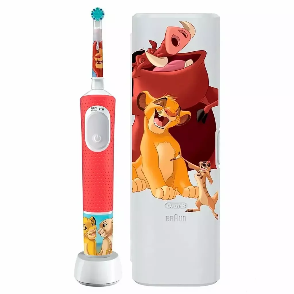 Электрическая щетка Braun BRAUN D103.413.2KX Lion King тип 3708 Red - ForteMarket Электрическая щетка Braun BRAUN D103.413.2KX Lion King тип 3708 Red купить,0