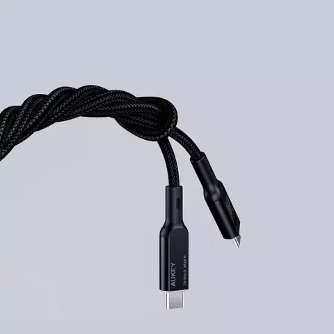 Кабель для телефона AUKEY USB Type-C 100Вт 1 метр CB-MCC101 Black