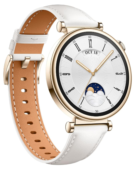 Смарт-часы Huawei Watch GT4 Aurora-B19L 55020BHX 41mm White Leather Strap