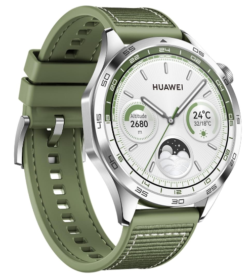 Смарт-часы Huawei Watch GT4 Phoinix-B19 55020BGY 46mm Green Woven Strap купить,NaN