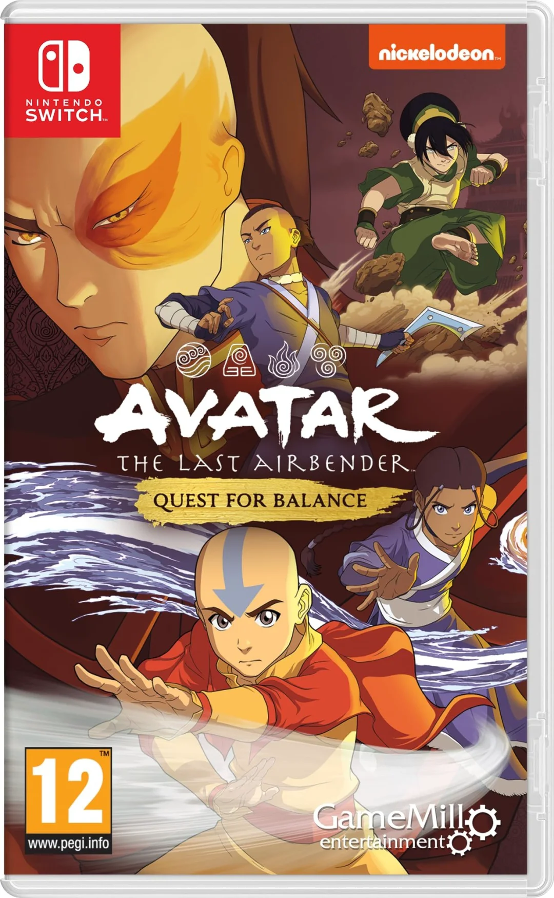Игра для NS Avatar The Last Airbender - Quest For Balance