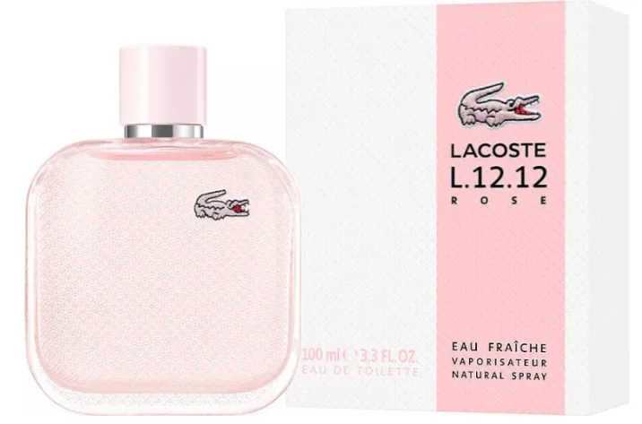 Туалетная вода Lacoste L.12.12 Rose Eau Fraîche EDT 100мл купить,28290